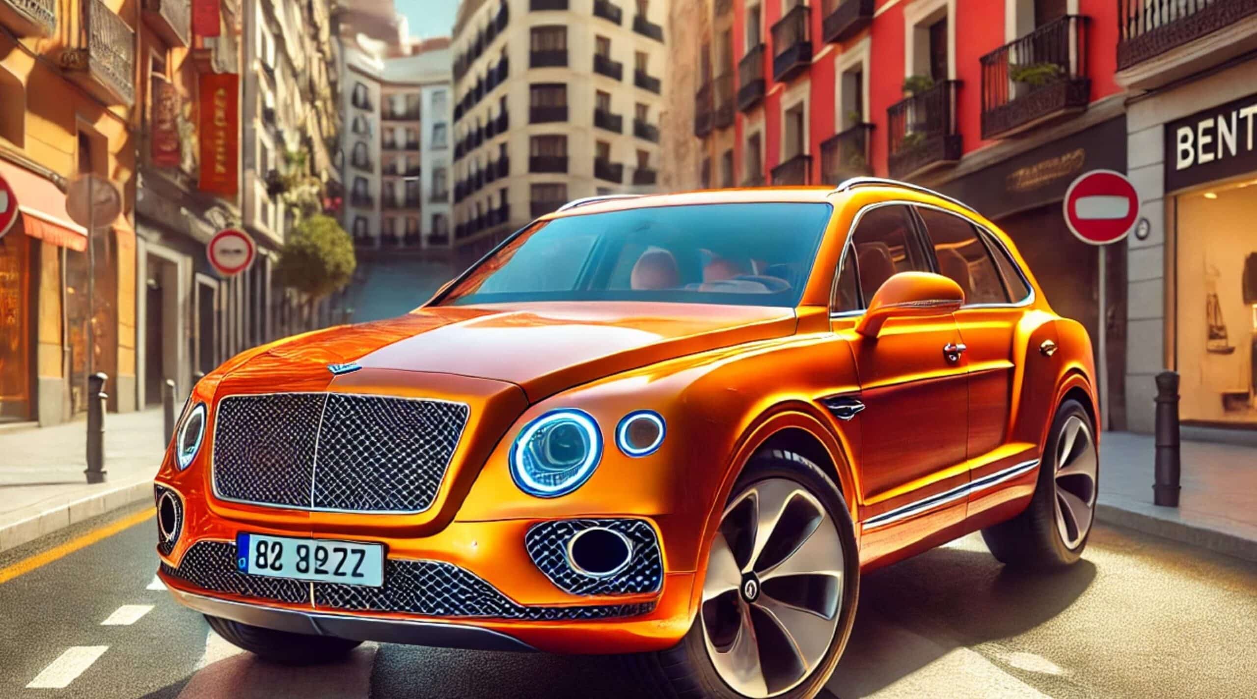 Renting bentley electrico