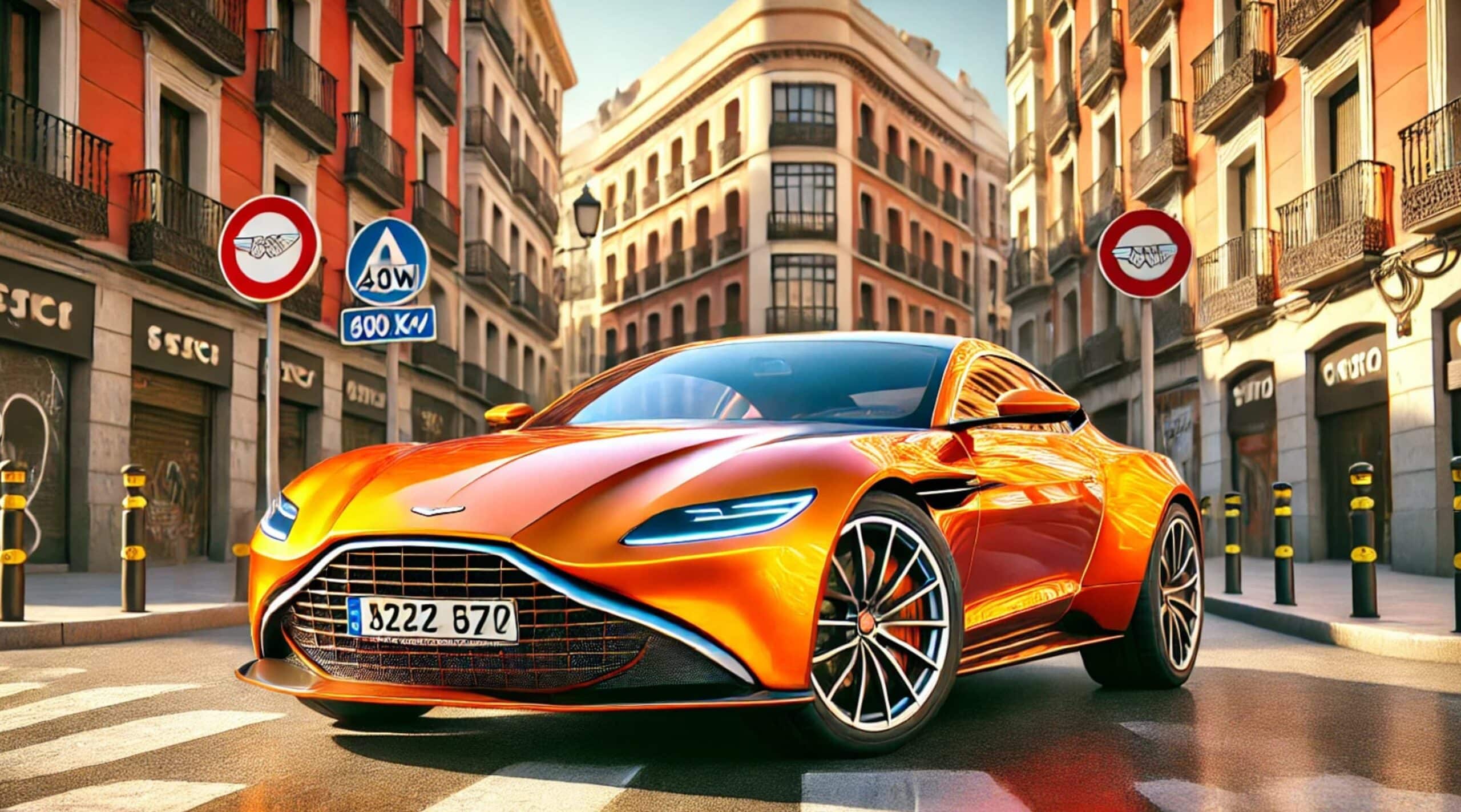Renting aston martin electrico